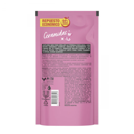Acondicionador Repuesto Sedal  Ceramidas X 300 Ml - Imagen 2