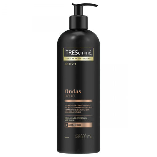 Shampoo Tresemmé Ondas Boho  X 880 Ml