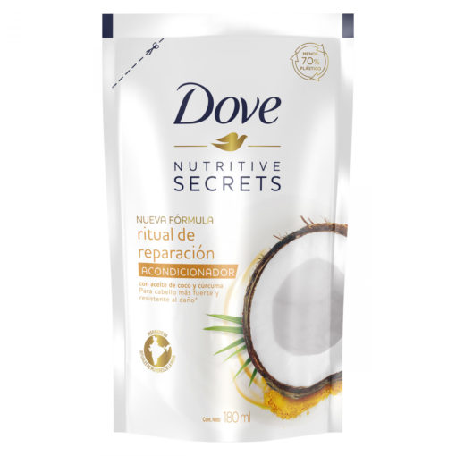 Acondicionador Doy Pack Dove Nutrive Secret Ritual de Reparación X 180 Ml