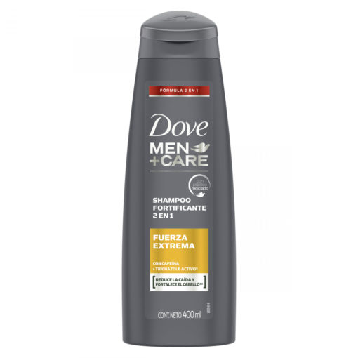Shampoo 2 en 1 Dove Men Fuerza Extrema X 400 Ml