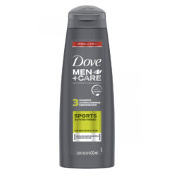 Shampoo 3 en 1 Dove Men Active + Fresh X 400 Ml