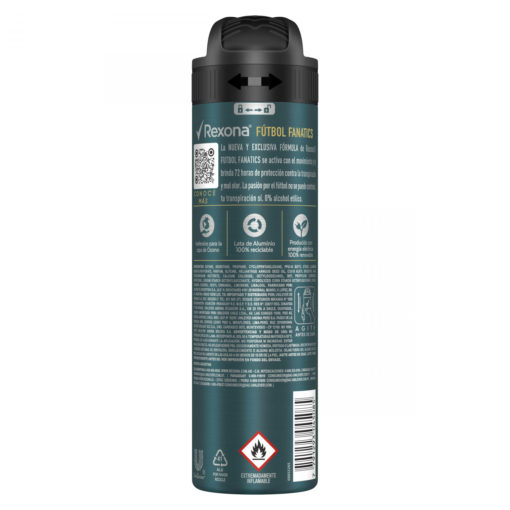 Antitranspirante Rexona  Fútbol Fanatics X 150 Ml - Imagen 2