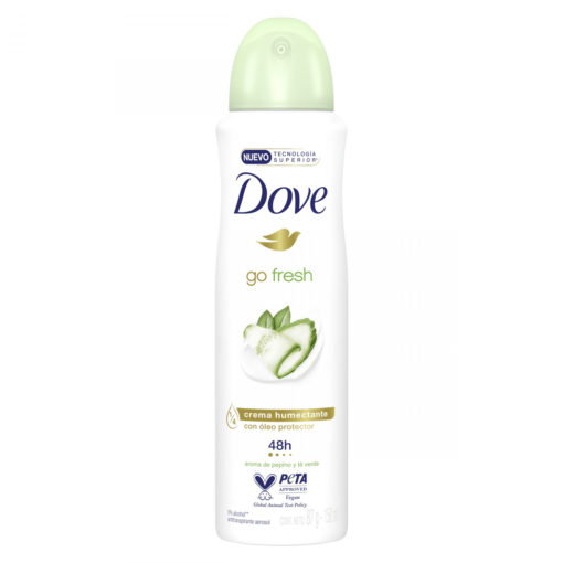 Antitranspirante Dove Go Fresh Pepino y Té Verde X 150 Ml