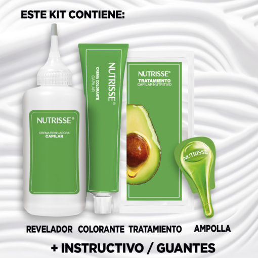 Tintura en Kit Garnier Nutrisse Colorissimos 6646 X 1 U - Imagen 6