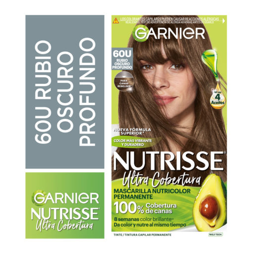 Tintura en Kit Garnier Nutrisse Ultra Cobertura 60 X 1 U - Imagen 2