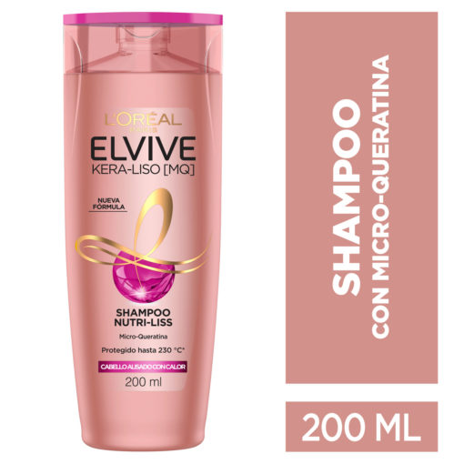 Shampoo Elvive Kera-Liso  X 200 Ml - Imagen 2