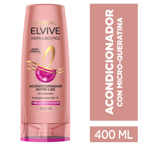 Acondicionador Elvive Kera-Liso  X 400 Ml - Imagen 2
