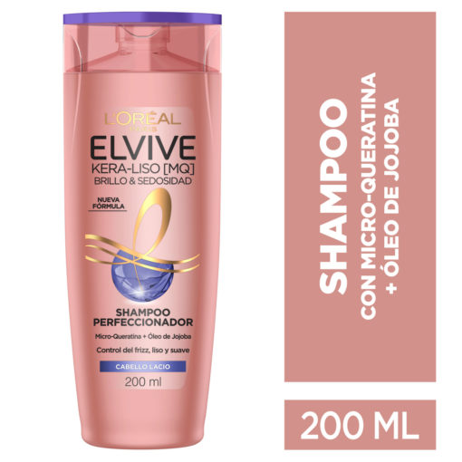 Shampoo Elvive Kera-Liso  X 200 Ml - Imagen 2