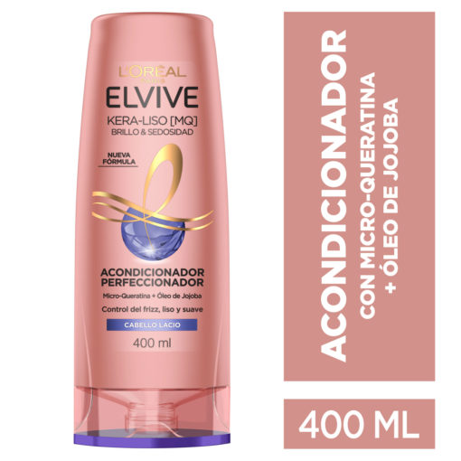 Acondicionador Elvive Kera-Liso  X 400 Ml - Imagen 2