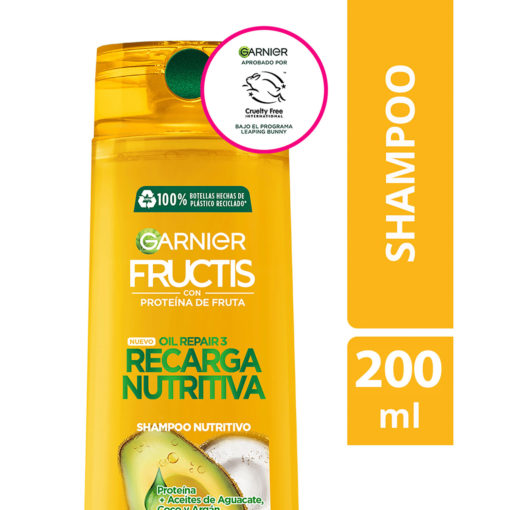 Shampoo Garnier Fructis  X 200 Ml - Imagen 2