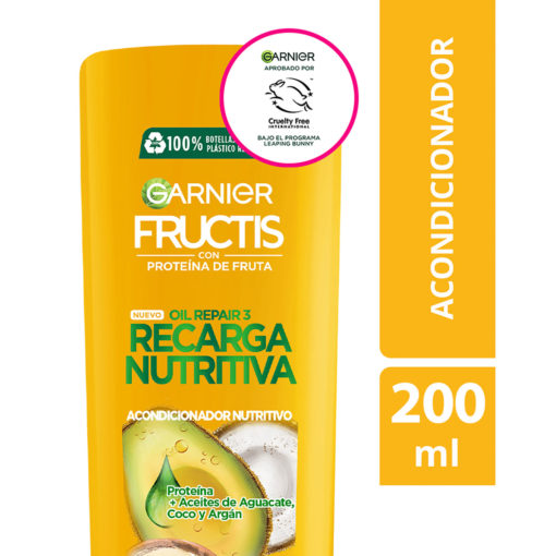 Acondicionador Garnier Fructis Recarga Nutritiva X 200 Ml - Imagen 2