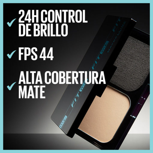 Base de maquillaje en Polvo Maybelline Fit Me 128 Warm Nude X 9 Gr - Imagen 6