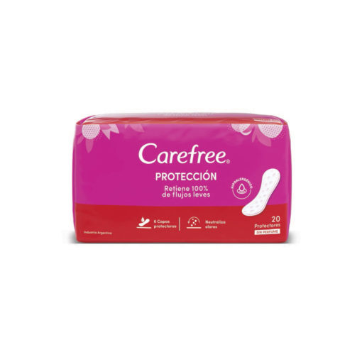 Protectores Diarios Carefree Protección  X 20 U