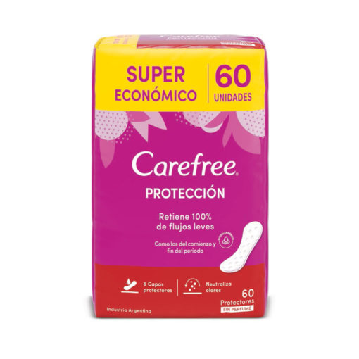 Protectores Diarios Carefree Protección  X 60 U