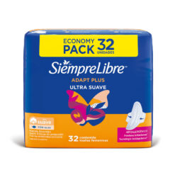 Toallas Femeninas Siempre Libre Adapt Plus Ultra Suave X 32 U