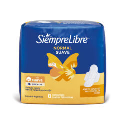 Toallas Femeninas Siempre Libre Normal Suave X 8 U