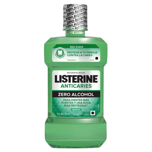 Enjuague Bucal Listerine Anticaries Frescura Suave  X 500 Ml