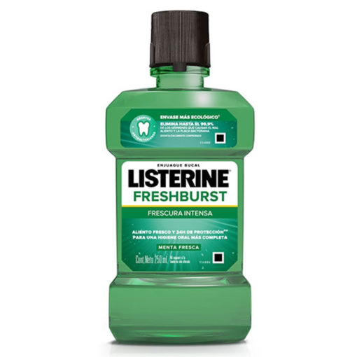 Enjuague Bucal Listerine Fresh Burst  X 250 Ml