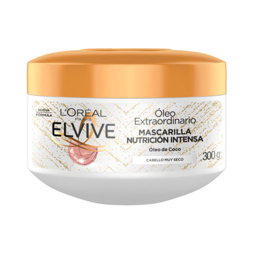 Máscara Capilar Elvive Óleo Extraordinario Óleo de Coco X 300 Gr