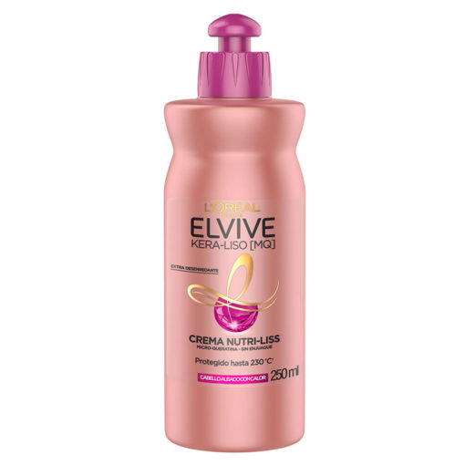 Crema para Peinar Elvive  Kera-Liso X 250 Ml