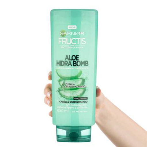 Acondicionador Garnier Fructis Aloe Hidra Bomb X 350 Ml - Imagen 3
