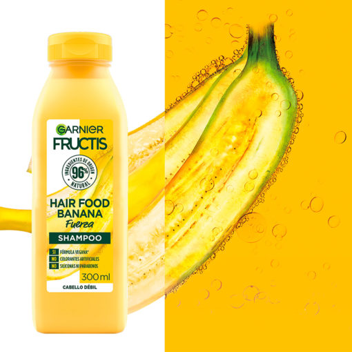 Shampoo Garnier Hair Food Banana X 300 Ml - Imagen 4