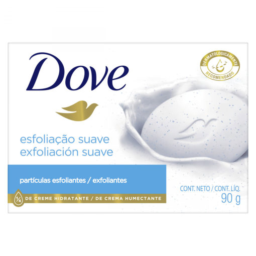 Jabón en Barra Dove Exfoliación Suave  X 90 Gr