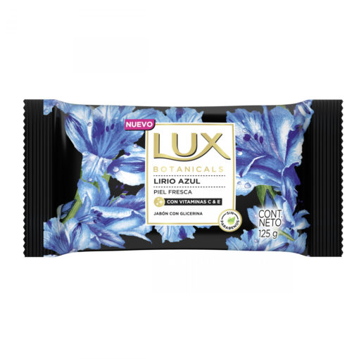 Jabón con Glicerina en Barra Lux Botanicals Lirio Azul X 3 U