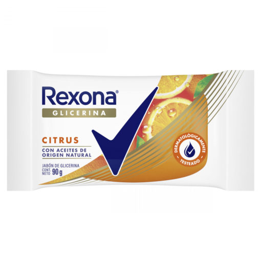 Jabón de Glicerina en Barra Rexona  Citrus X 90 Gr