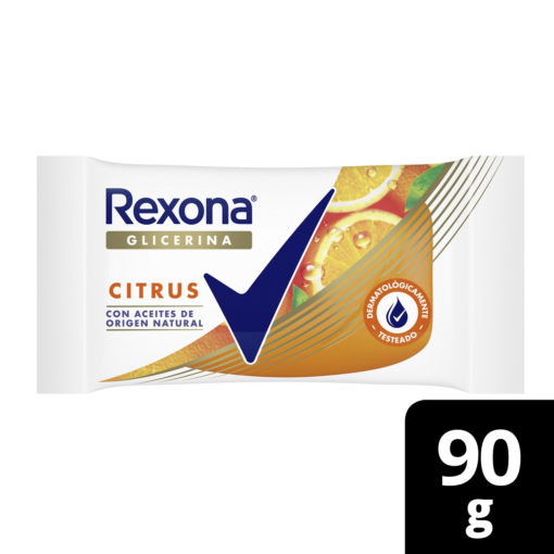 Jabón de Glicerina en Barra Rexona  Citrus X 90 Gr - Imagen 3