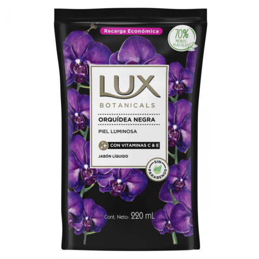 Jabón Líquido Repuesto Lux Botanicals Orquídea Negra X 220 Ml