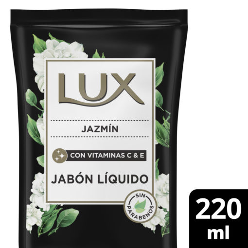 Jabón Líquido Repuesto Lux Botanicals Jazmín X 220 Ml - Imagen 3