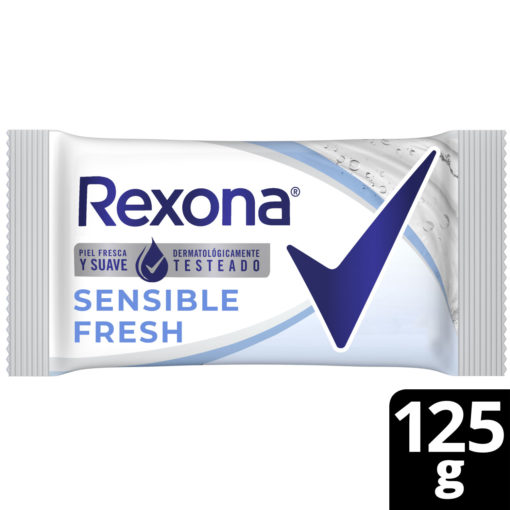 Jabón con Glicerina en Barra Rexona Sensible Fresh X 125 Gr - Imagen 3