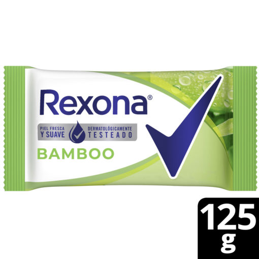 Jabón con Glicerina en Barra Rexona  Bamboo X 125 Gr - Imagen 3