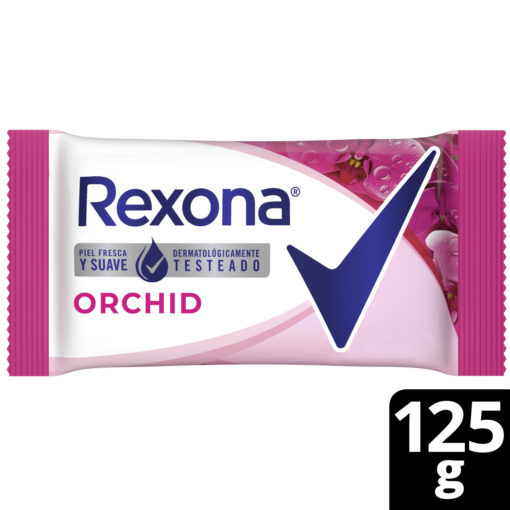 Jabón con Glicerina en Barra Rexona  Orchid X 125 Gr - Imagen 3