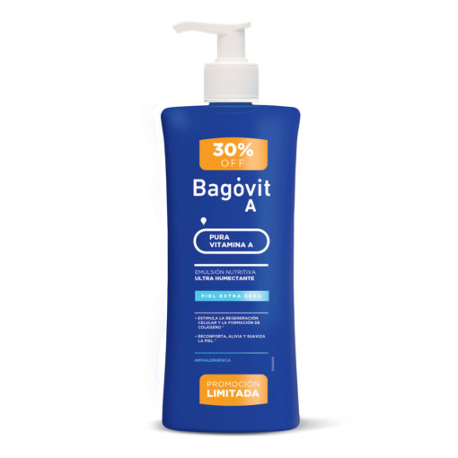 Emulsión Corporal Bagóvit A Extra Seca X 350 Ml