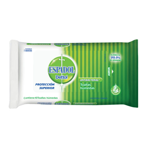 Toallitas Antibacterial Espadol Original  X 10 U