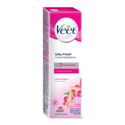Crema Depilatoria Veet Slik & Fresh Piel Normal X 100 Ml