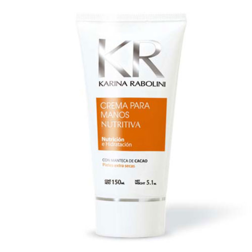 Crema para Manos Karina Rabolini Nutritiva Manteca de Cacao X 150 Gr