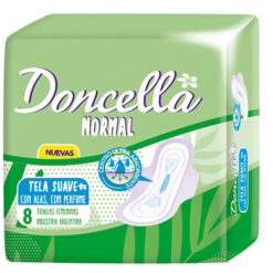 Toallas Femeninas Doncella  Normal X 8 U