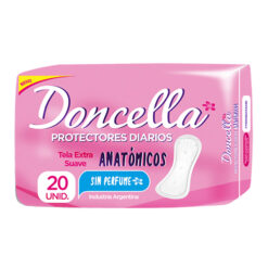 Protectores Diarios Doncella  Anatomicos X 20 U