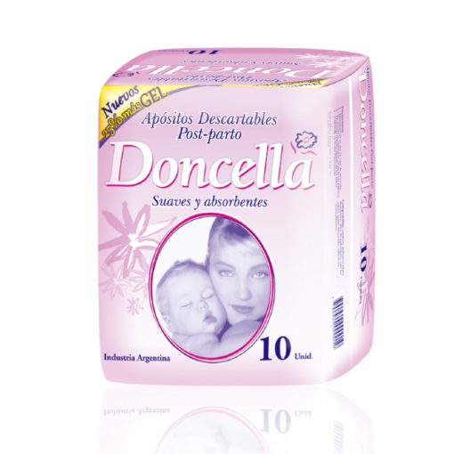Apósitos Post Parto Doncella Mamá  X 10 U