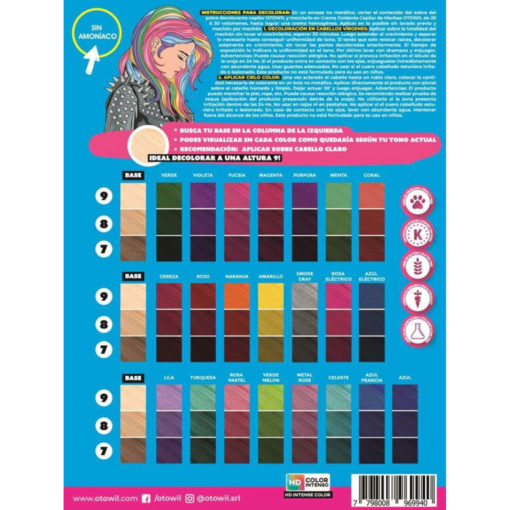 Crema Colorante Otowil Cielo Color Gris Smoke X 1 U - Imagen 3