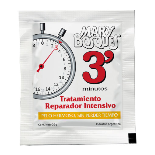 Tratamiento Capilar Mary Bosques 3 Minutos Reparador X 36 U