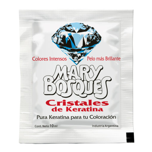 Tratamiento Capilar Mary Bosques Cristales de Keratina  X 36 U