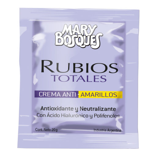 Tratamiento Capilar Mary Bosques Rubios Totales Matizador X 36 U