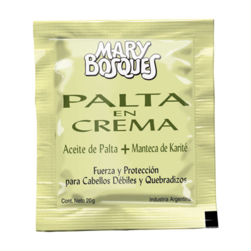 Tratamiento Capilar Mary Bosques Palta en crema  X 36 U