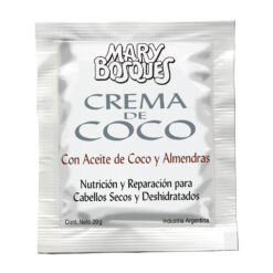 Tratamiento Capilar Mary Bosques Crema de Coco Nutrición y reparación X 36 U