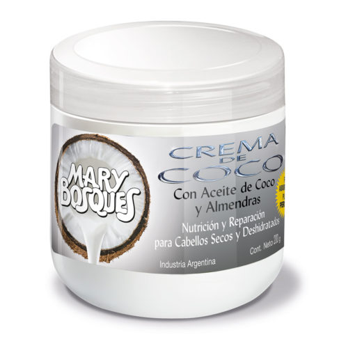 Tratamiento Capilar Mary Bosques Crema de Coco Nutrición y reparación X 200 Gr
