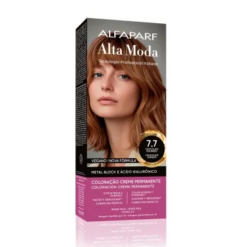 Kit de Tintura Alta Moda Máximo Color 7.7 Castaño Luminoso Extra Claro X 150 Gr